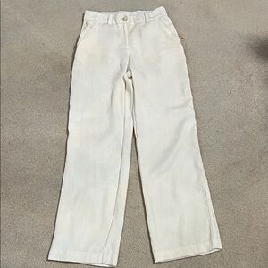 H&M Cream Linen Pant Size 4